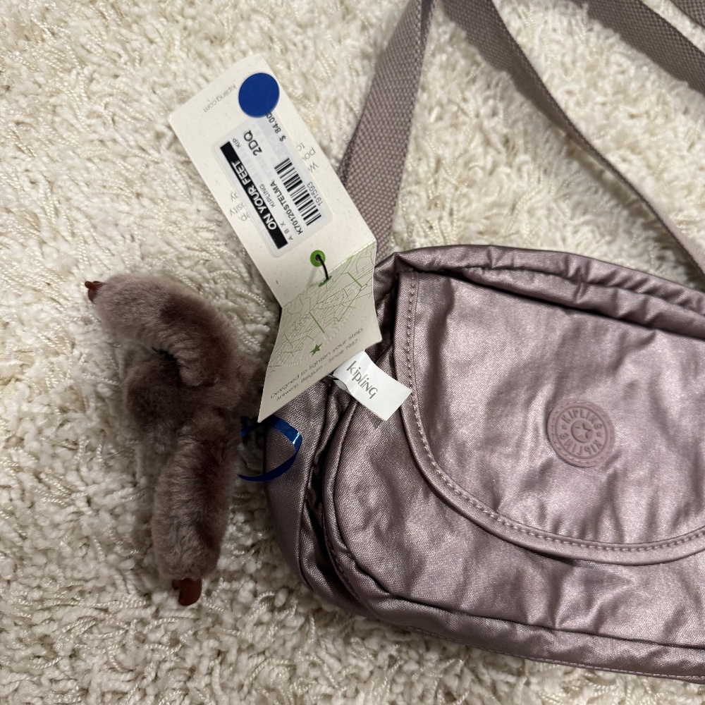 NWT Kipling Shoulder Bad - Mauve - Picture 2 of 6